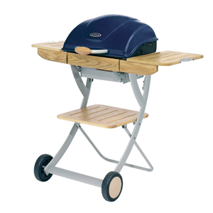Outback Omega 200 Charcoal Barbecue in Blue