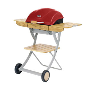 Outback Omega 200 Charcoal Barbecue in Red